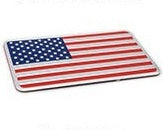 Alloy National Flag Car Decoration Metal Car Sticker