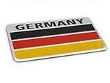 Alloy National Flag Car Decoration Metal Car Sticker