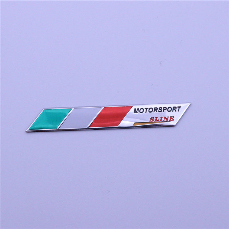 Alloy National Flag Car Decoration Metal Car Sticker